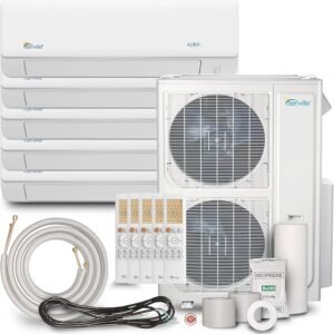 Senville 48000 BTU Five Zone Mini Split Air Conditioner Heat Pump SENA-48HF/F