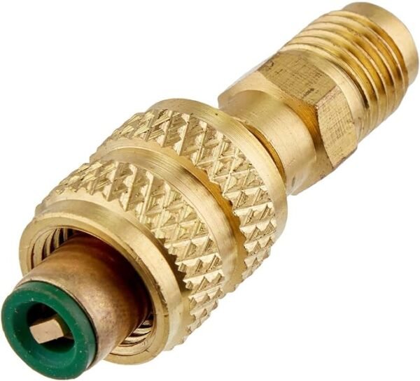 Senville R410A Adapter 5/16" SAE Female to 1/4" SAE Male Vacuum Service Port for Mini Split Air Conditioners